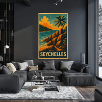 Seychelles Paradise Poster