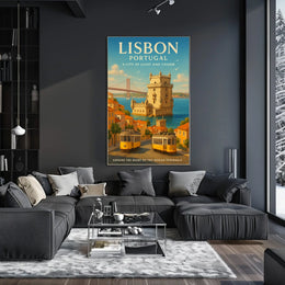 Lisbon, Portugal A City of Light and Charm Poster
