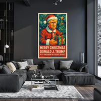 Christmas Political Satire Art Print Political or Propaganda Poster