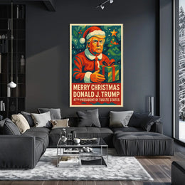 Christmas Political Satire Art Print Political or Propaganda Poster