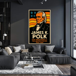 James K. Polk 11th President Poster