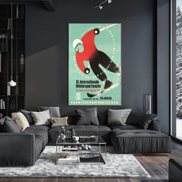 Xi. Internationale Wintersportwoche 1957 Poster