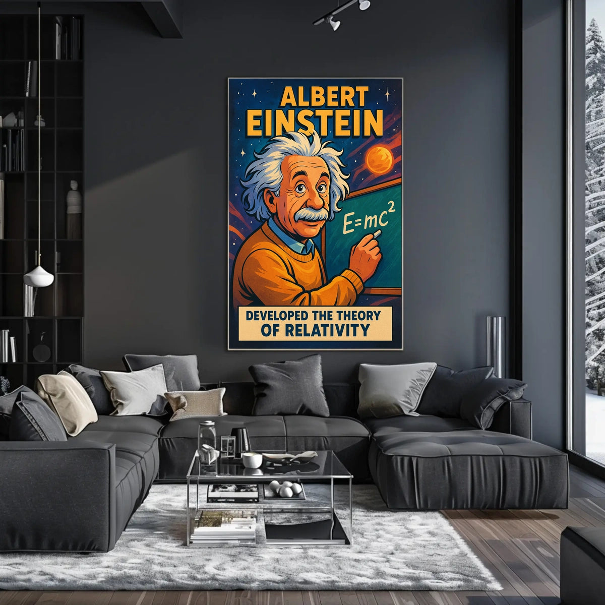 Albert Einstein Theory Of Relativity Poster