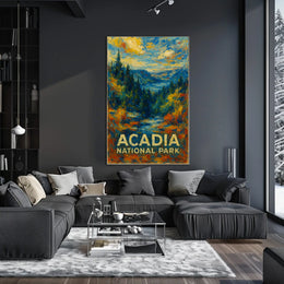 Acadia National Park Wanderlust Home Decor Poster