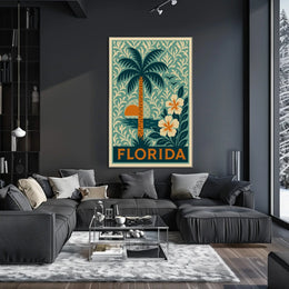 Florida Tropical Escape Poster