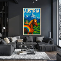 Austria A Vibrant Landscape Poster