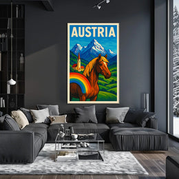 Austria A Vibrant Landscape Poster
