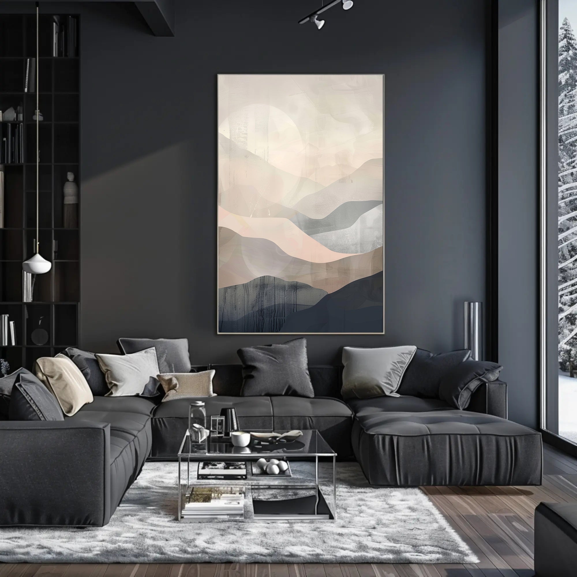Abstract Landscape Poster