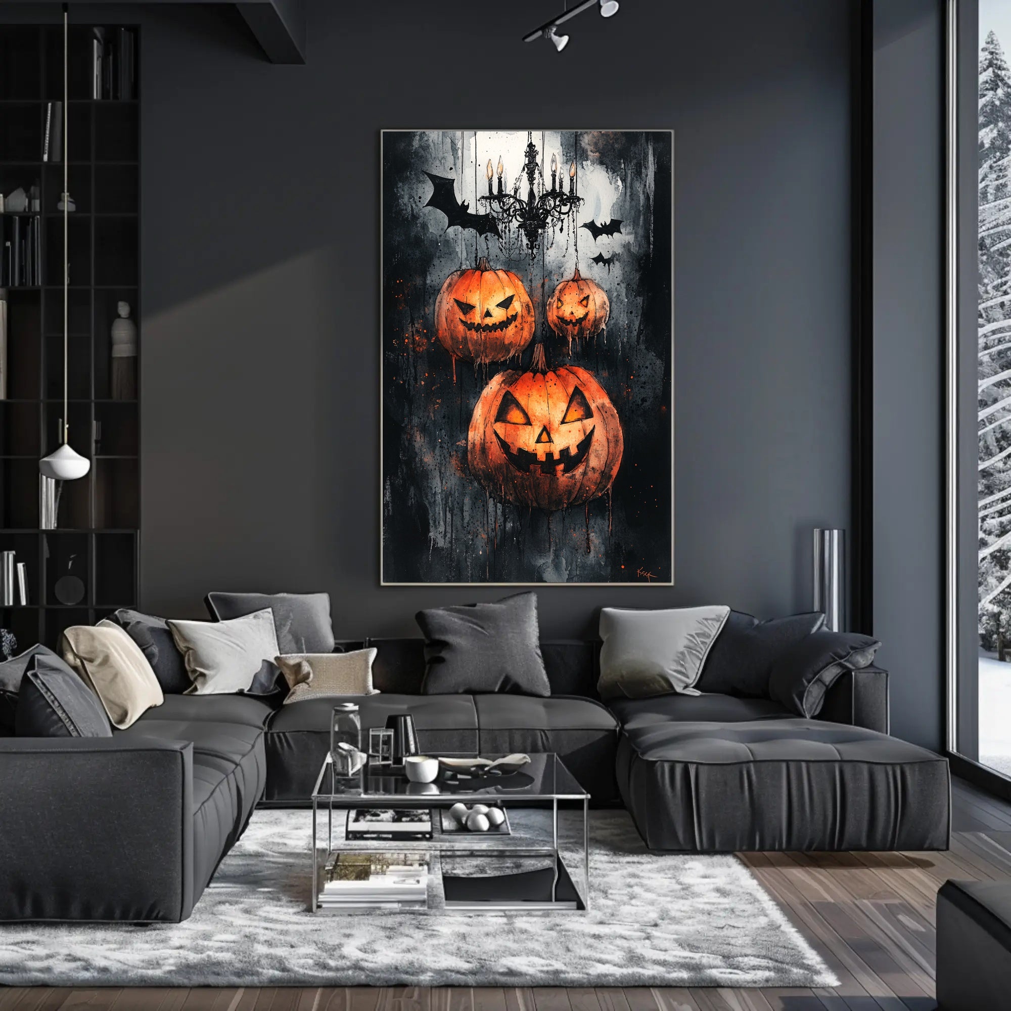Haunted Halloween Night Poster
