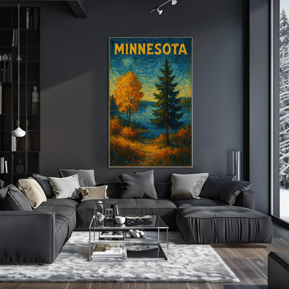 Minnesota Autumn Landscape Poster
