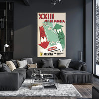 XXIII Mille Miglia Race Poster