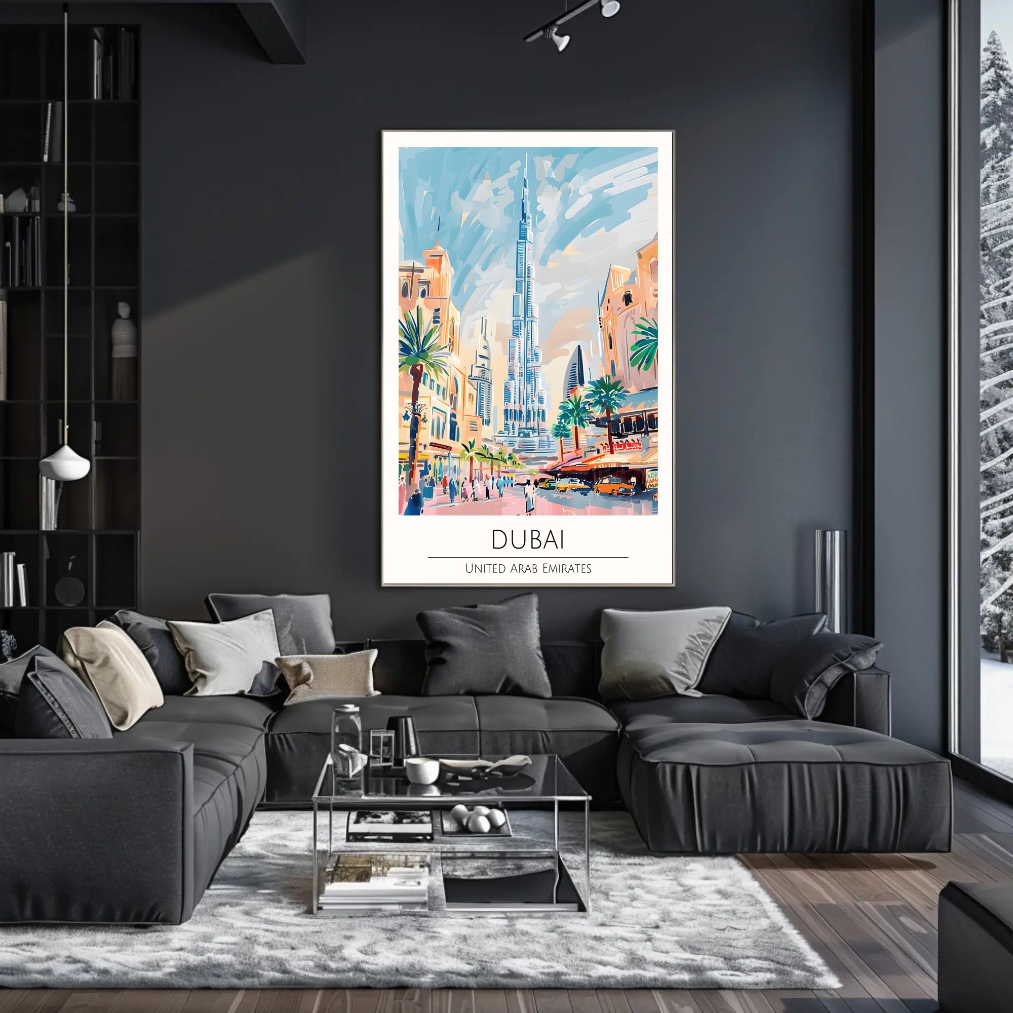 Dubai Cityscape Poster PosterGoat