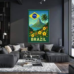 Brazil Vibrant Landscapes Poster