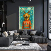 Winter Cityscapes Christmas Poster