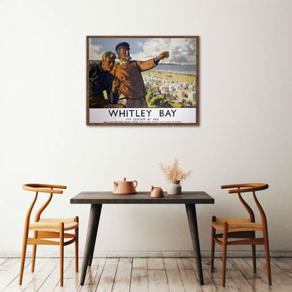 Whitley Bay Seaside Poster