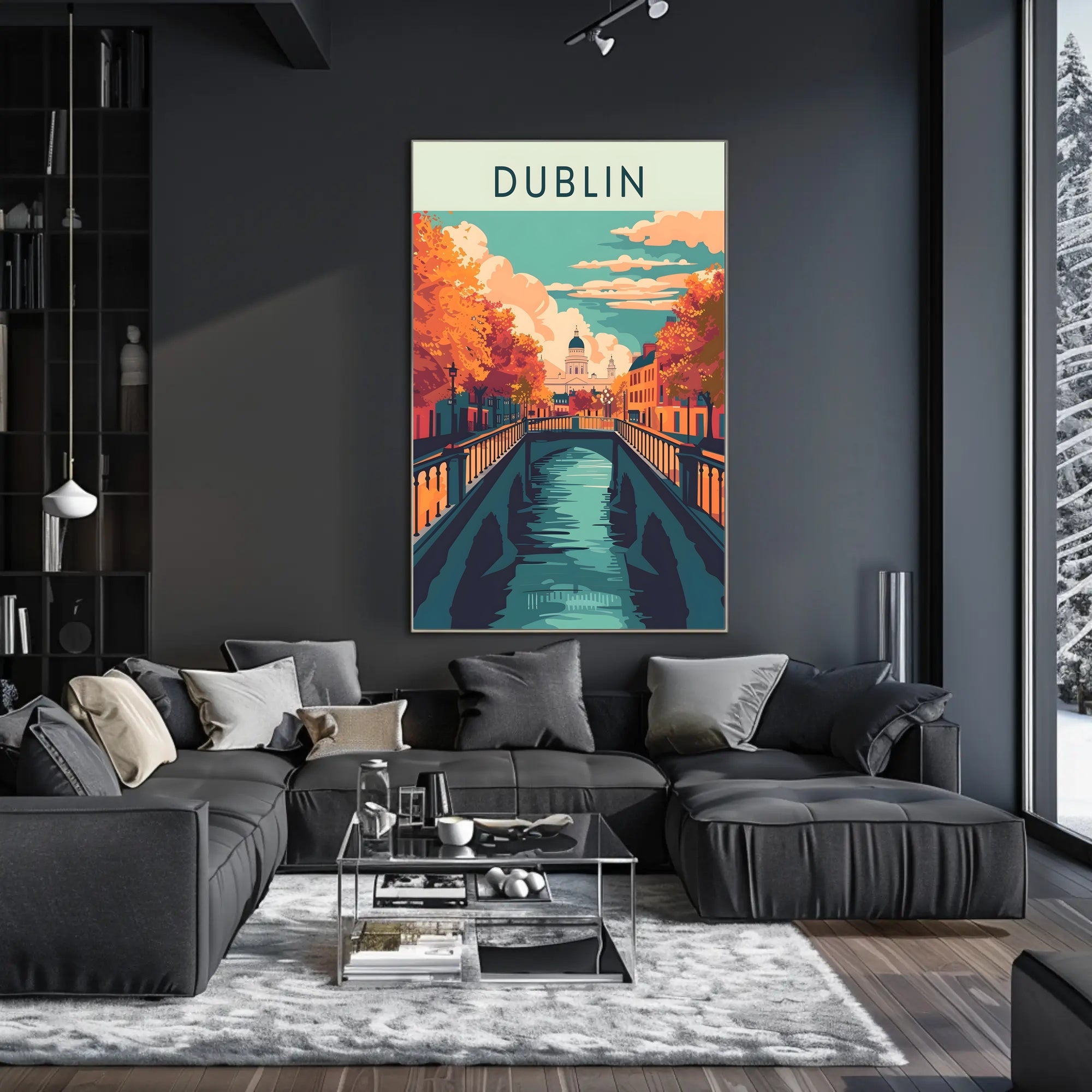 Autumn in Dublin Poster