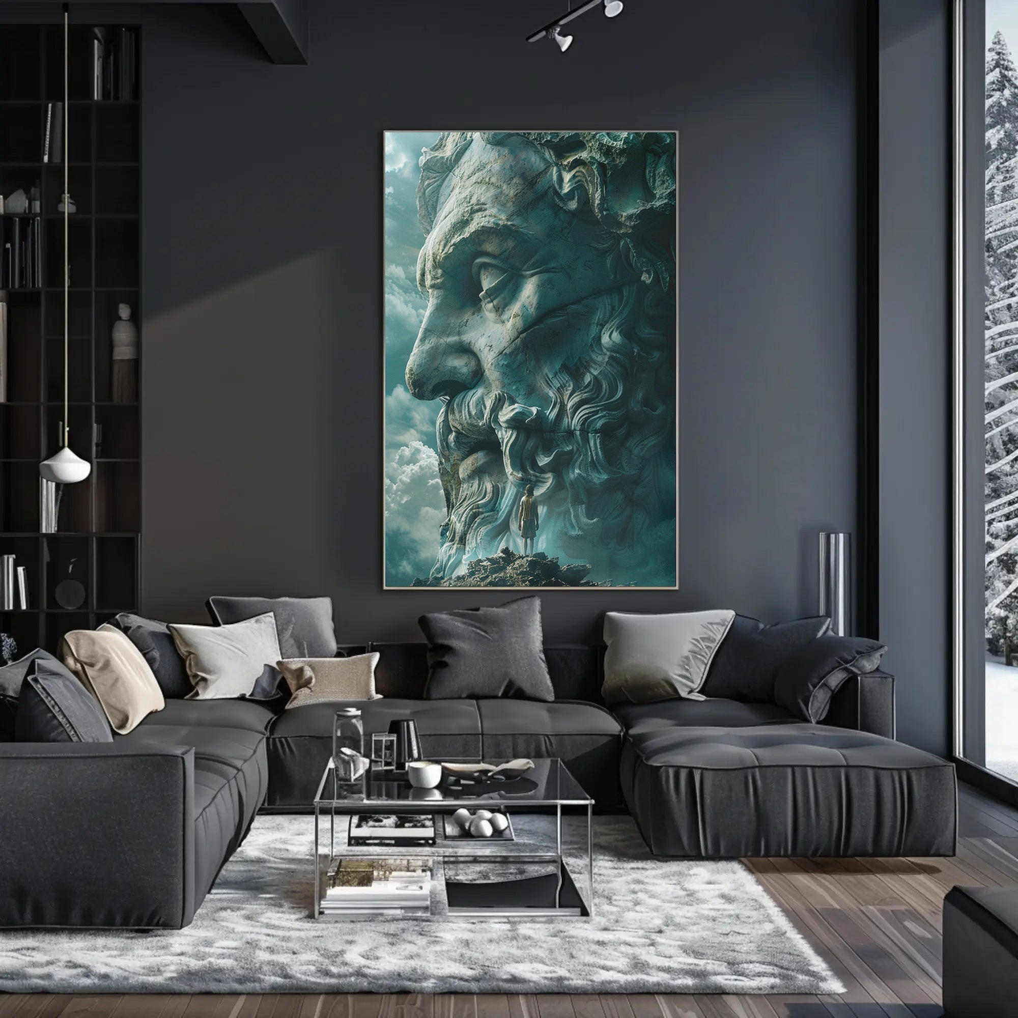 Apocalyptic Ghoul Poster: Dynamic Horror Art Print PosterGoat
