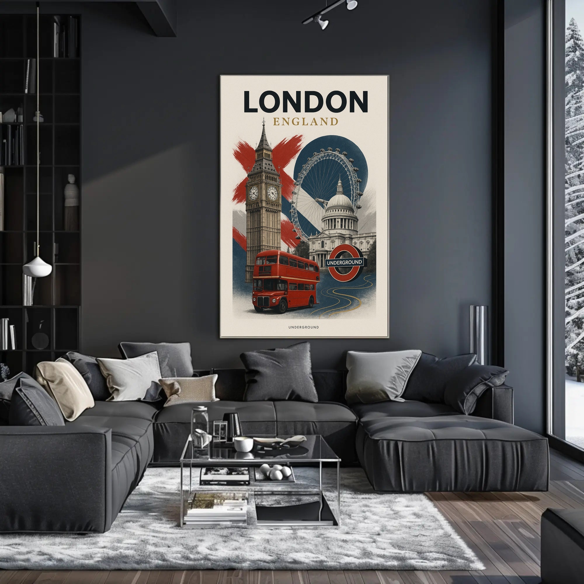 London Landmarks Poster PosterGoat