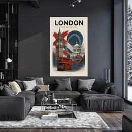 London Landmarks Poster PosterGoat
