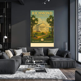 Richmond, Virginia: The Heart of the Confederacy Poster