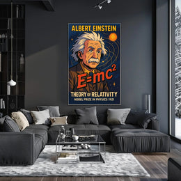 Albert Einstein Theory Of Relativity Poster