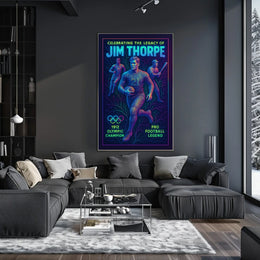 Celebrating a Sports Legends Legacy Poster