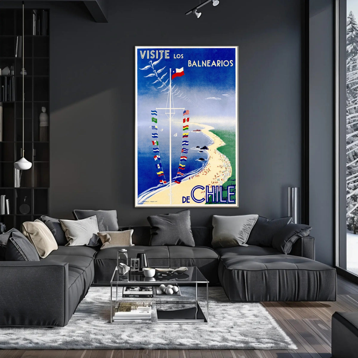 Visit The Beaches Of Chile Poster