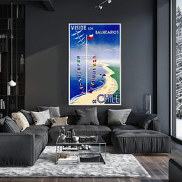 Visit The Beaches Of Chile Poster