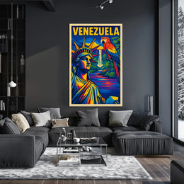 Venezuela A Vibrant Fusion Poster