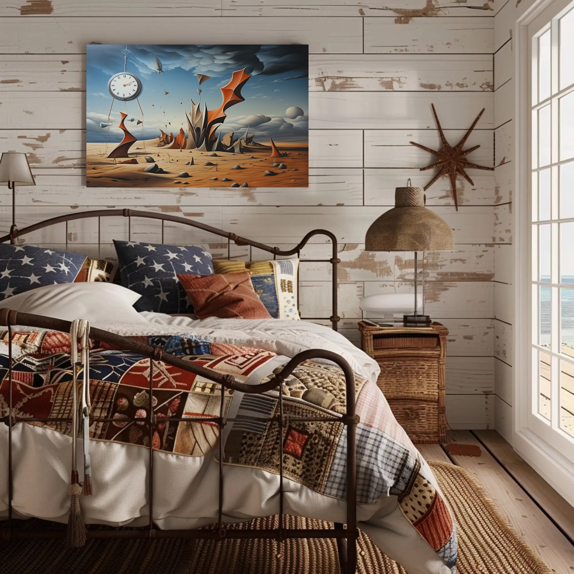 Timeless Desert Dreamscape: Abstract or Artistic Poster