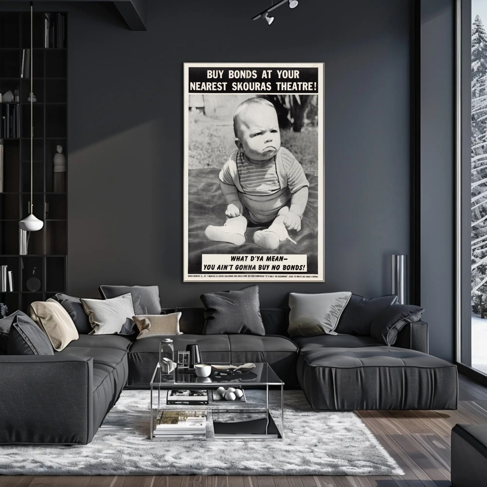 Baby Bond Salesman Poster PosterGoat
