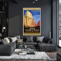 Zion National Park Explore Nature Poster PosterGoat