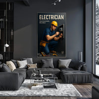 Professional Electrician Services Poster