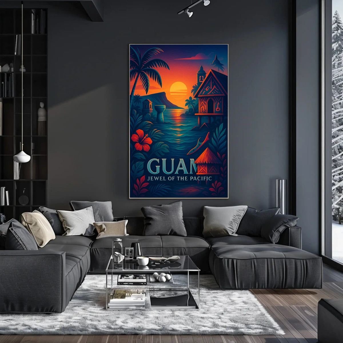 Guam Jewel of the Pacific Poster