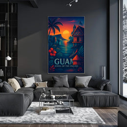 Guam Jewel of the Pacific Poster