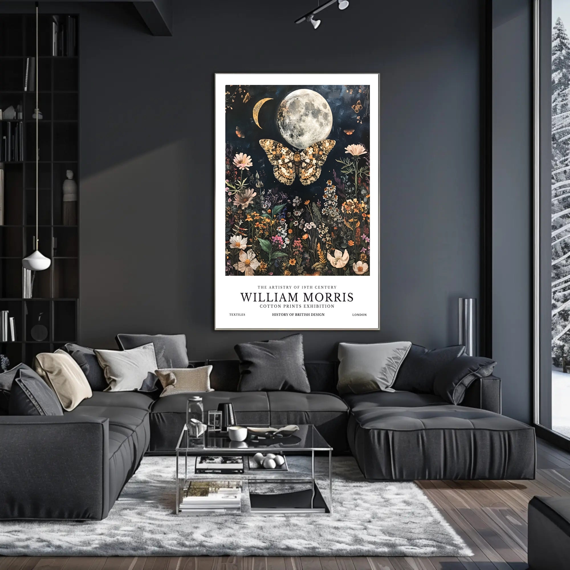 William Morris Celestial Nature Vintage Artistic Poster