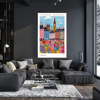 London Flower Market 2024 Poster PosterGoat