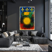 Vibrant Heraldic Emblem Poster