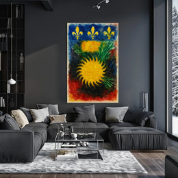 Vibrant Heraldic Emblem Poster