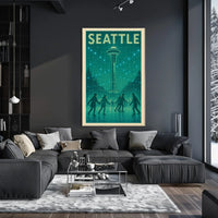 Seattle Winter Wonderland Poster