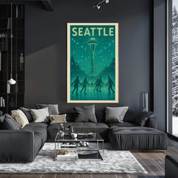 Seattle Winter Wonderland Poster