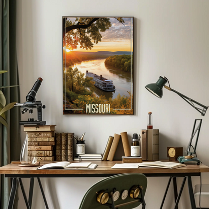 Missouri Vintage Poster