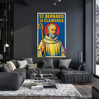 St. Bernard of Clairvaux Poster