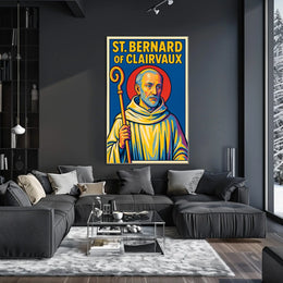 St. Bernard of Clairvaux Poster