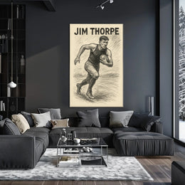 Jim Thorpe Athletic Legend Poster