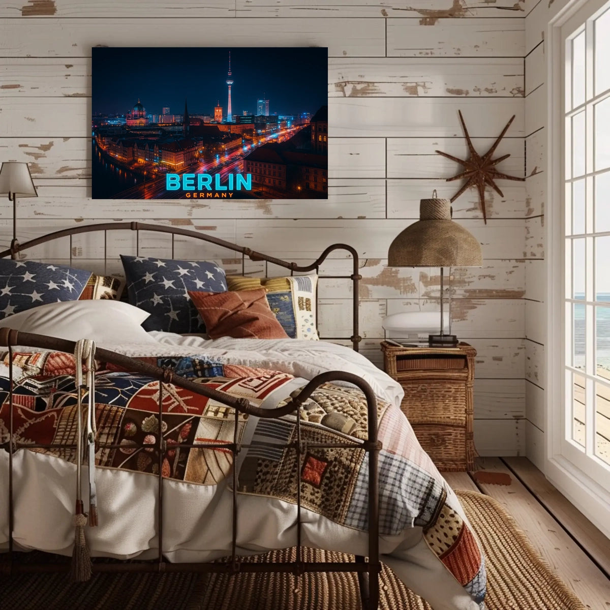 Berlin at Night Poster