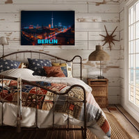 Berlin at Night Poster