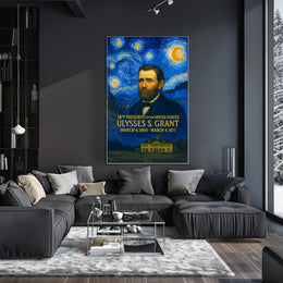 Ulysses S. Grant 18th President of the United States Presidential Masterpiece Series Poster