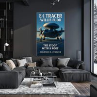 E-1 Tracer The Stoof with a Roof Poster PosterGoat