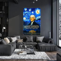 Thomas Jefferson 3rd President of the United States Presidential Masterpiece Series Poster